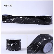 셀프 접착 방수 허리 라인 벽 스티커 장식 바닥 발판 코너 필름 대리석 타일 웨이브 가이드 월페이퍼, [04] 1m X10cm, [15] HBS-10