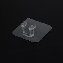 투명 벽걸이 부착 콘센트 코드 플러그 정리 걸이, 쿠팡 파워플로거후크-단품, 파워플로거후크-단품