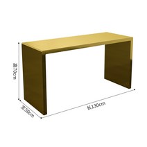 옷가게 미들 세팅 보임 테이블 테라스 스테인레스 티타늄골드 쌈지가방 진열 평상, T01-옷가게 스테인리스철사 보임 테이블길이