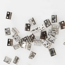 8mm 마이크로 스텐 경첩 DIY 소품용 초소형 청동 힌지, 실버