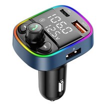 fm 트랜스미터 bluetooth fm트랜스미터 jajabor 송신기 스테레오 수신기, 검은색