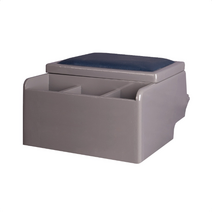 트럭 봉고3 콘솔박스 화물차콘솔박스 보조석팔걸이 수납정리박스 화물차수납정리 포터팔걸이쿠션, 포터2, 그레이