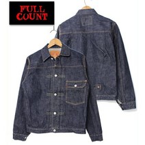 ( 쿠폰 발행) [13.7 oz] FULL COUNT 풀 카운트 G 쟌 재킷 2107 W 지장 퍼스트 모델 데님 짐바브 에코 톤 FLAP POCKET (1st MODEL) 아메카지 원워슈 일본제