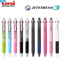 제트스트림 3색볼펜 멀티펜 SXE3-400-380507 (색상랜덤), 0.7
