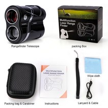 Bosean Golf Laser Rangefinder 골프 버디 거리측정기, 협력사, 블랙 보호 상자, 1000m