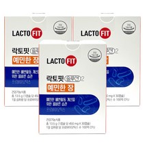 맞춤유산균 락토핏 솔루션2 예민한 장 30캡슐, 3개