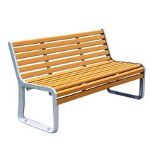 철제 등받이 벤치 야외 공원 광장 쉼터 휴식 의자, 등받이가없는 180CM-단단한 파인애플나무격자