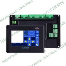 레이저 커팅기 라벨 프린터 조각기새로운 오리지널 Plc 컨트롤러 AWC7824 LCD 화면 메인 보드 레이저 절단, 한개옵션0