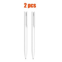 샤오미젤 잉크 펜 쓰기 부드러운 빛 미지아 코어 교체 리필 블루 레드 블랙 0.5mm 비즈니스 롤러 볼펜 프레스, 2 PCS Pen