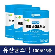 멀티바이오틱스 장내유익균 케어엔 장 건강엔 프로바이오틱스 남성 여성 100포 3통
