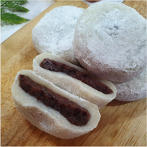 단팥 찹쌀떡 굳지않는 식사대용 간식 생일 간편 포장, 히야 60g