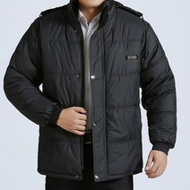 kirahosi 패딩 중년 남성 기모 가을겨울 점퍼 노인 따뜻함 아버지 07 Bq80pe
