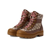 COACH Talia 자카드 스웨이드 부티 워커 부츠
