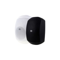 카날스 BKS-245 4.5인치 100W 패시브스피커 2개 매장 카페 업소용 실외 야외용 방수스피커, 블랙