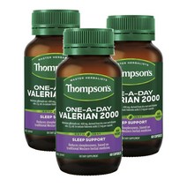 호주 톰슨 Thompsons Valerian 원어데이 발레리안 2000mg 60캡슐, 3팩
