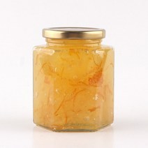 유리병 70파이 육각500 1개 (약 지름8.6cm 높이11.1cm 마개7cm 용량520ml), 검정색러그캡