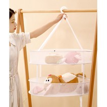파솔라 원형 2단건조망(고리형61cm) PP 폴리에스테르, 1개