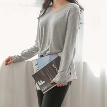 스판 촉감왕 브이넥 티셔츠_GT8908