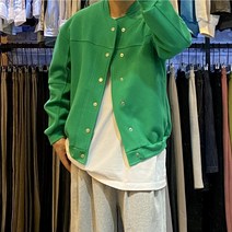 어썸블랑 남자 데일리 쭈리 스타디움자켓 캐주얼점퍼