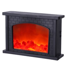 불멍무드등 벽난로 벽난로 flameless 슈퍼 led 크리스마스 장식 공예 flameless led 랜턴 앉아 매달려 장식 불꽃 야간 조명, a