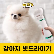 강아지 반려동물 펫드라이기 빗드라이기 저소음 킁킁스 비숑 포메 말티즈, 화이트