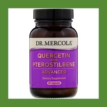 Dr. Mercola 닥터머콜라 퀘르세틴 케르세틴 퀘세틴 프테로스틸벤 60캡슐 당근분말 해바라기레시틴
