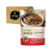 (박스)CJ 비비고 소고기장터국밥 500g 18입 간편식, 1box