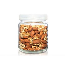 유리병 수제청병 원형700ml(A) 플라스틱마개89파이, 검정, 1개