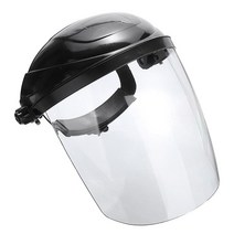 자동용접면 조정 가능한 클리어 페이스 바이저 마스크 안전 용접 실드 그라인딩 솔더 작업복 아이 보호 헬멧 장비, 한개옵션0