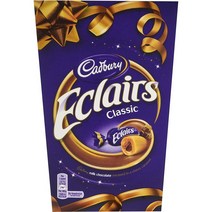 Cadbury Eclairs Chocolate Carton 캐드버리 에클레어 초콜릿 칼튼 420g 6팩, 1개