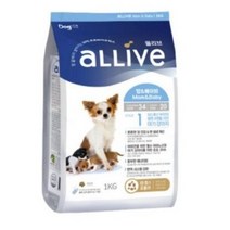 올리브 맘 앤 베이비 10억 강아지사료, 닭, 1kg, 3개