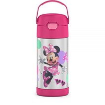 써모스 Thermos 써모스 써모스 FUNTAINER 키즈 스트로우 보틀 슈퍼 마리오 브라더스 12OZ 127512 가성비, Minnie Mouse 1