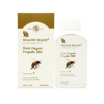 웰시헬스 다크 프로폴리스 2000mg 120캡슐 (호주) WEALTHY HEALTH Dark Organic Propolis