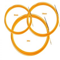 선통기 풀링 전기 케이블 풀러 피쉬 테이프 노란색 유리 섬유 릴 금속 벽 와이어 도관, 30미터