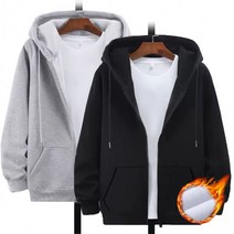 남녀공용 겨울 간절기 기모 털 후드집업 후드티 자켓