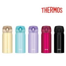 써모스 휴대용 진공단열 원터치텀블러 JNL-353K (실리콘빨대 증정), JTB