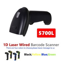 바코드 스캐너 블루투스 1D 2D 리더 QR PDF417 2.4G 무선 유선 핸드 USB 지원 스마트폰 i패드, 1D Laser Wired