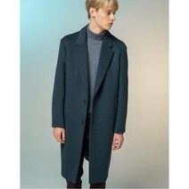 [20FW TNGT 남성]딥그린 오버핏 캐시라이크 싱글코트TGCO0D261E3