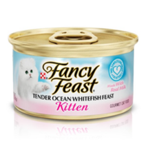 팬시피스트 키튼 텐더 흰살생선 고양이 주식캔, Fish/생선, 85g, 6개