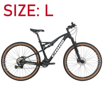 완전한 산악 자전거 탄소 섬유 풀 서스펜션 자전거 프레임 29er smlxl 디스크 브레이크 11s mtb 서스펜션 산악 자전거, 엘 (180cm-190cm)