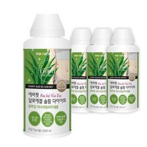 내츄럴플러스 에버핏 알로에겔 슬림 다이어트 1000ml 4개 40일분, 1000ml 4병