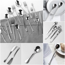 커피수저 사무실티스푼 젤라또 손님용 요플레 디저트 답례품 케이크 과일포크 홈쿡 카페 티스푼, 가이아티포크2p