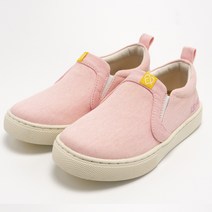 롬크 LOMC 수제화 키즈 신발 슬립온 스니커즈 캔버스화 코르피 핑크