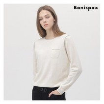 [보니스팍스] 메탈장식 라운드 울 니트-MF93KP902