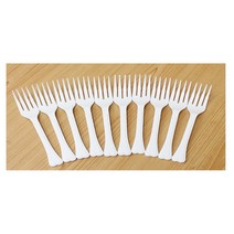 생분해성 친환경포크 10개, 단일 수량