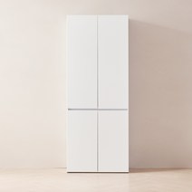 레브 800 양문형 수납장 E0등급 팬트리 냉장고장, 화이트(DRC915W0C)