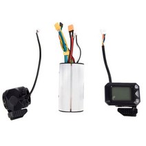 250W/350W 전기 스쿠터 자전거 24/36V 컨트롤러 LCD 모니터 브레이크 세트 5.5/6.5 인치 탄소 섬유 부품 스쿠터 DIY 개조 키트, 36V