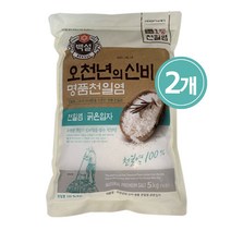 CJ제일제당 백설 오천년의 신비 굵은입자5kgX2개, 단품