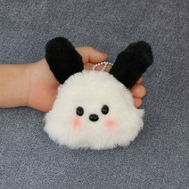 볼터치 강아지 얼굴 키링