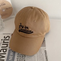 YGG 남녀공용 심플 자수 볼캡
